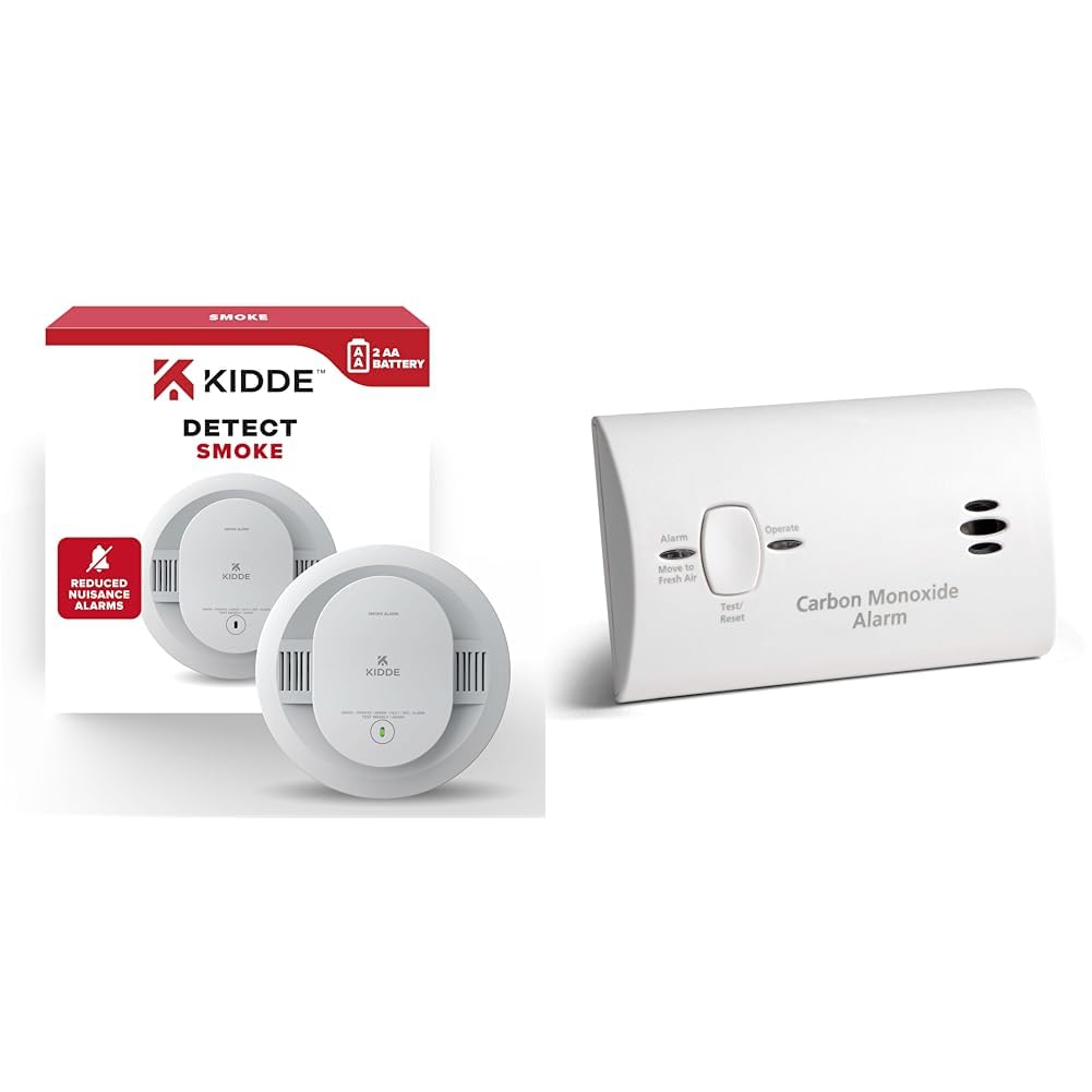 Battery Powered Smoke and Carbon Monoxide Detector W499180