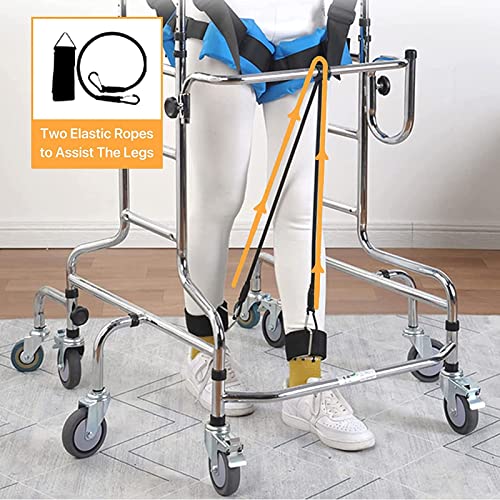 Upright Rollator Walker with 8 Wheels and Seat E12105