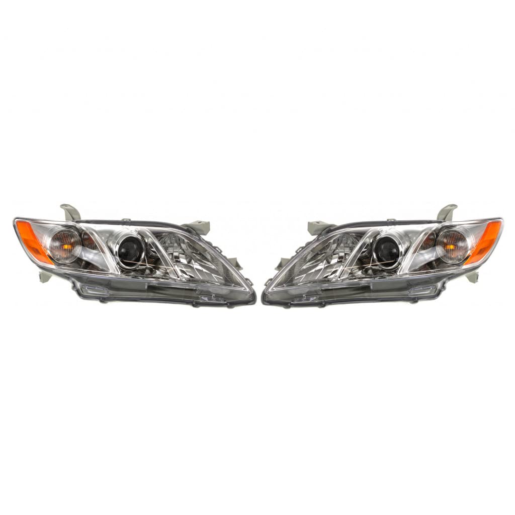 Toyota Camry 2007-2009 Headlight Driver and Passenger Side Pair R7088