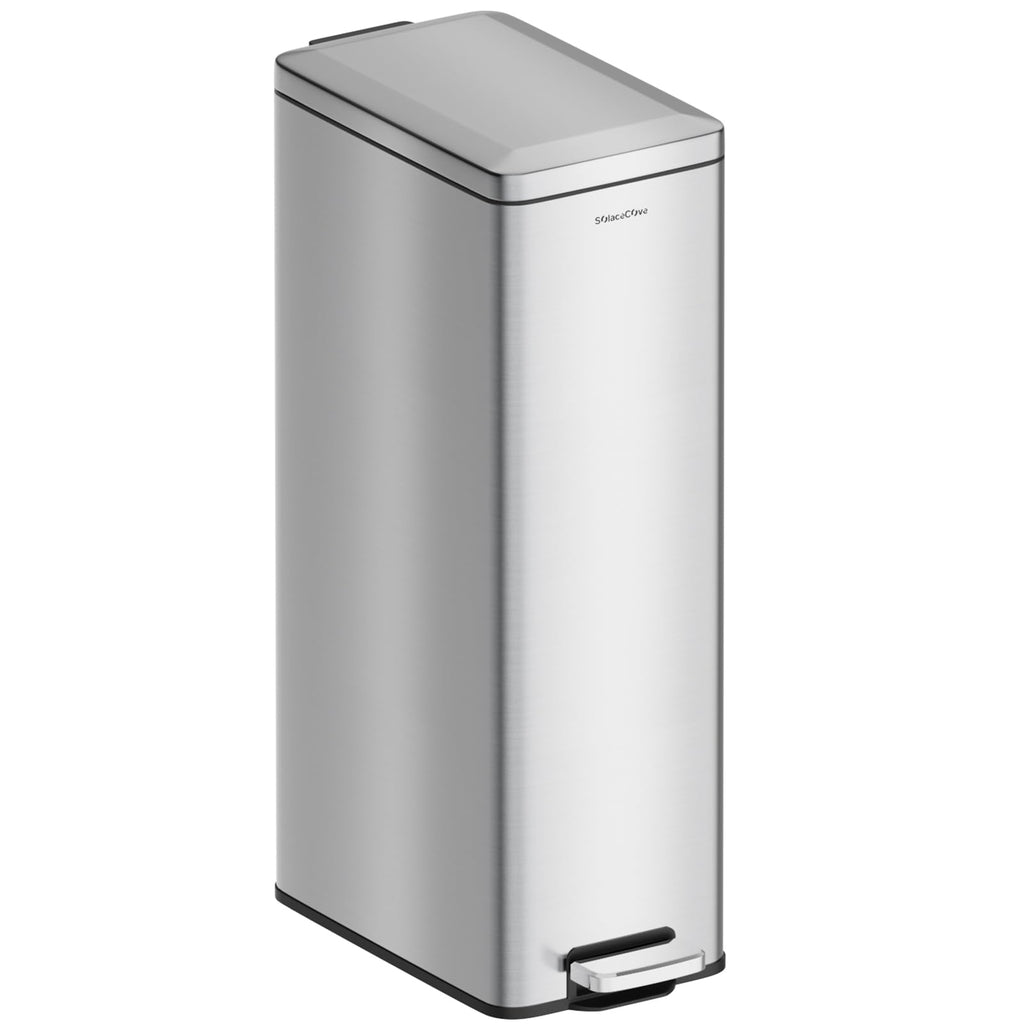 8 Gallon Stainless Steel Trash Can with Soft Close Lid X463715
