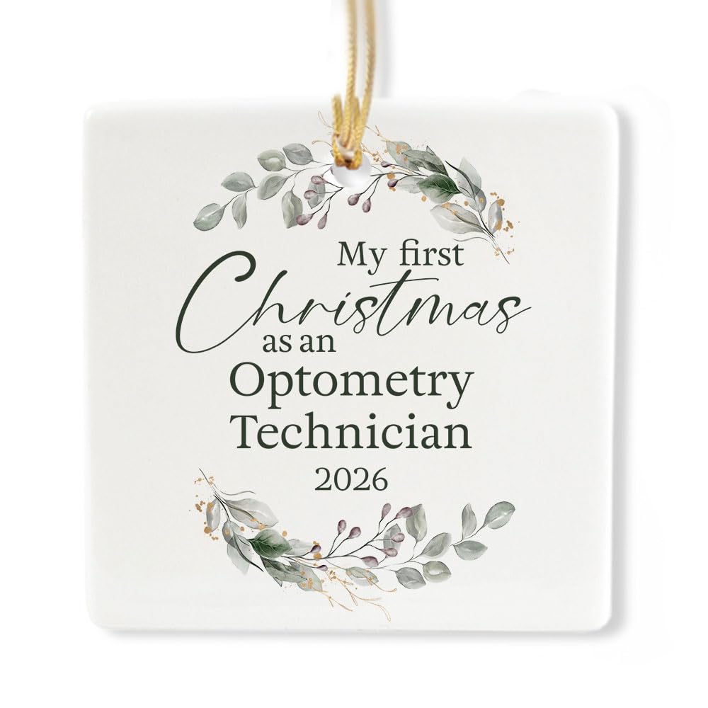 Ceramic 3-inch Square Ornament I814226