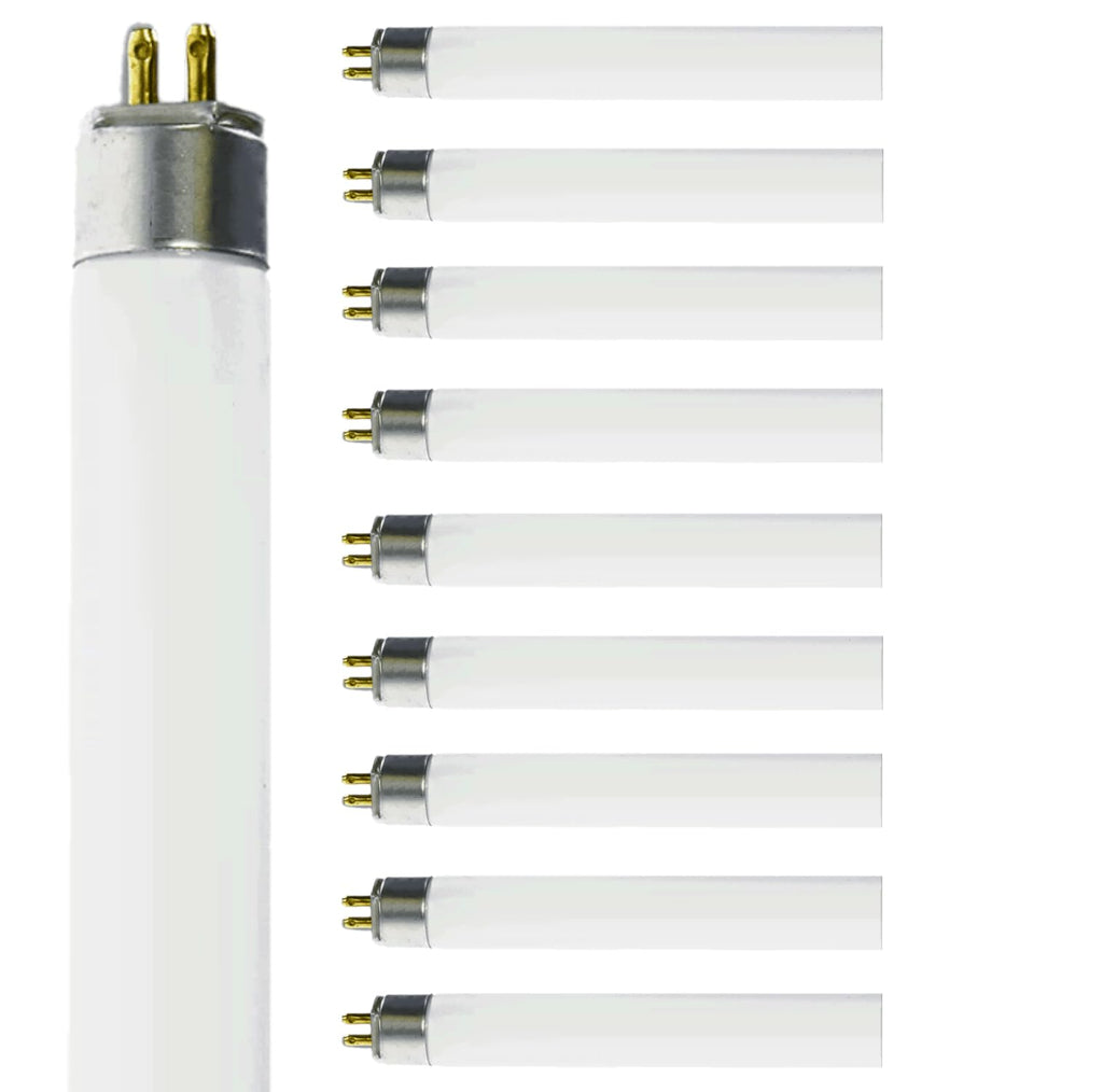 14W 3000K T5 Fluorescent Bulb 24 Inch G5 Bipin Base Pack of 10 H875323
