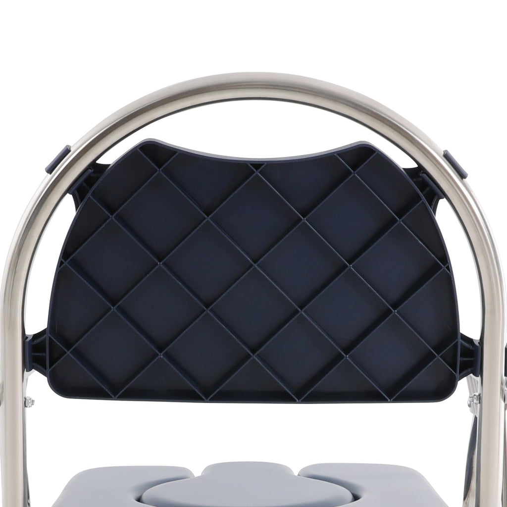 3 in 1 Commode Chair with Arms, Adjustable Height, Padded Seat, Toilet Bucket G403167