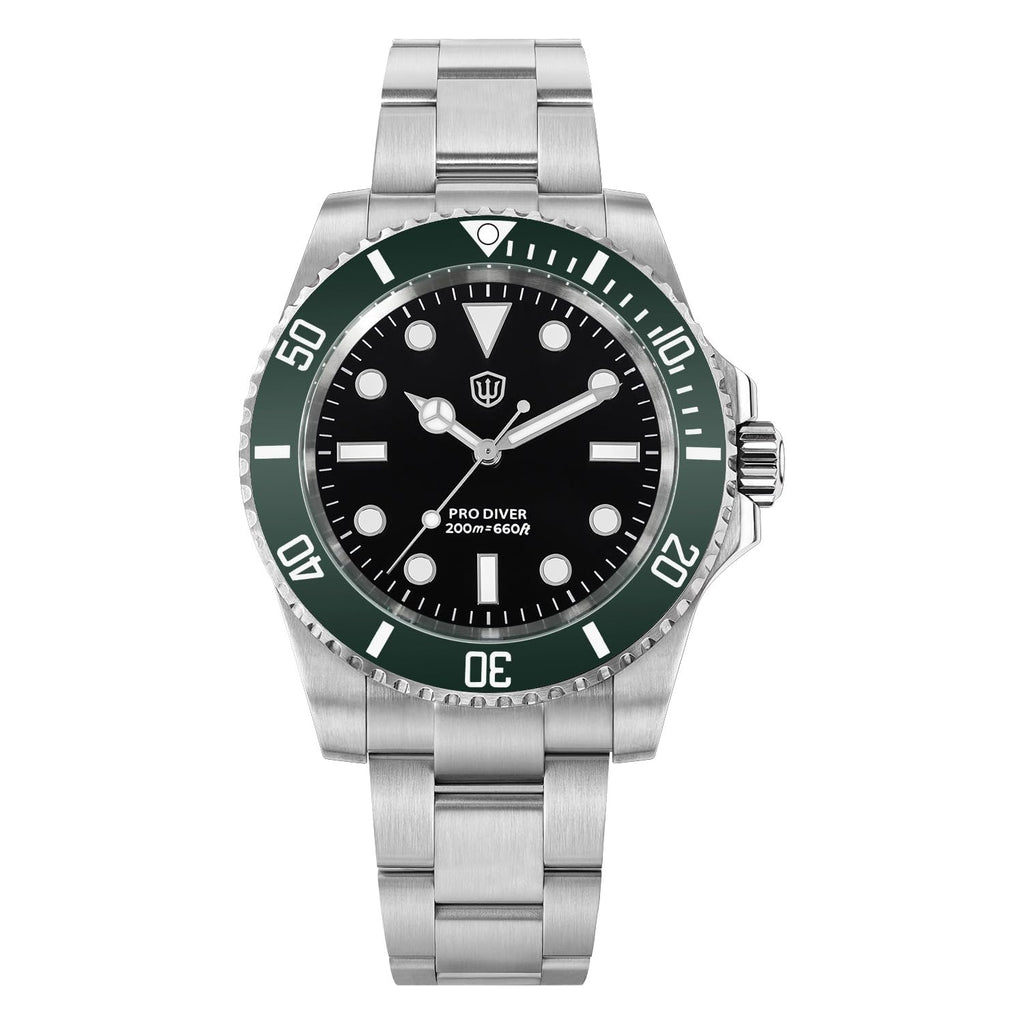 40mm Sapphire Crystal 200m Waterproof Quartz Diver Watch X404