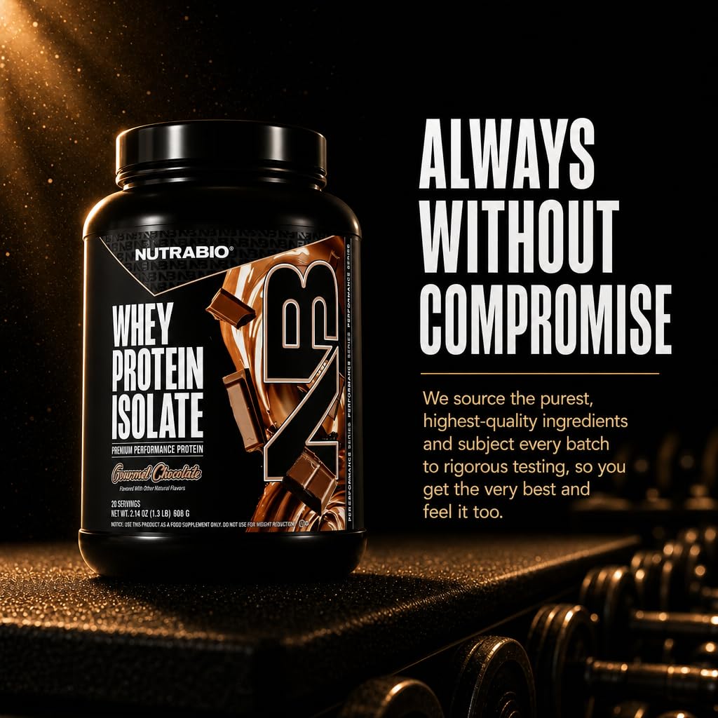 Whey Protein Isolate Powder, 25g Protein, Non-GMO, Gourmet Chocolate, 20 Servings D893