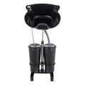 Portable Plastic Shampoo Unit with Electric Pump, 2 Buckets and Drain Hoses H148