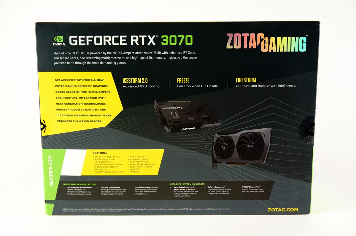 GeForce RTX 3070 8GB GDDR6 Graphics Card Y97828