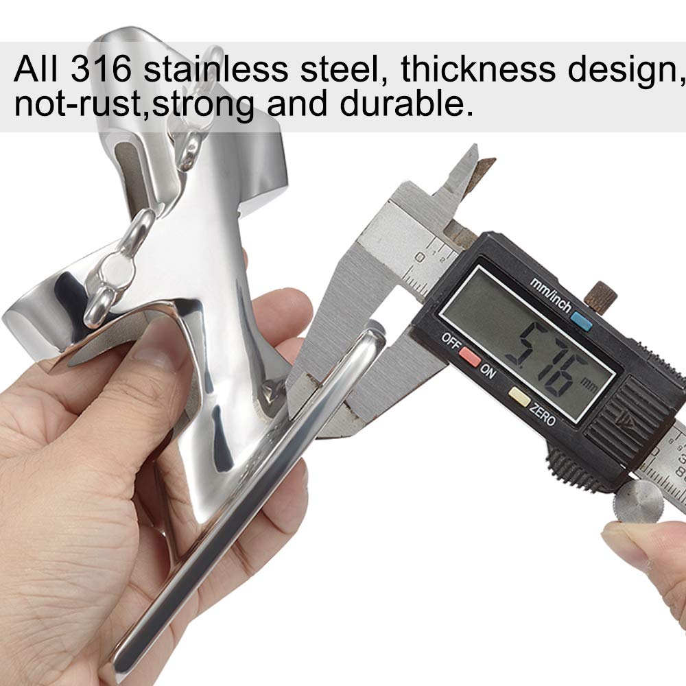 Flag Pole Bracket, 316 Marine Grade Stainless Steel J90448