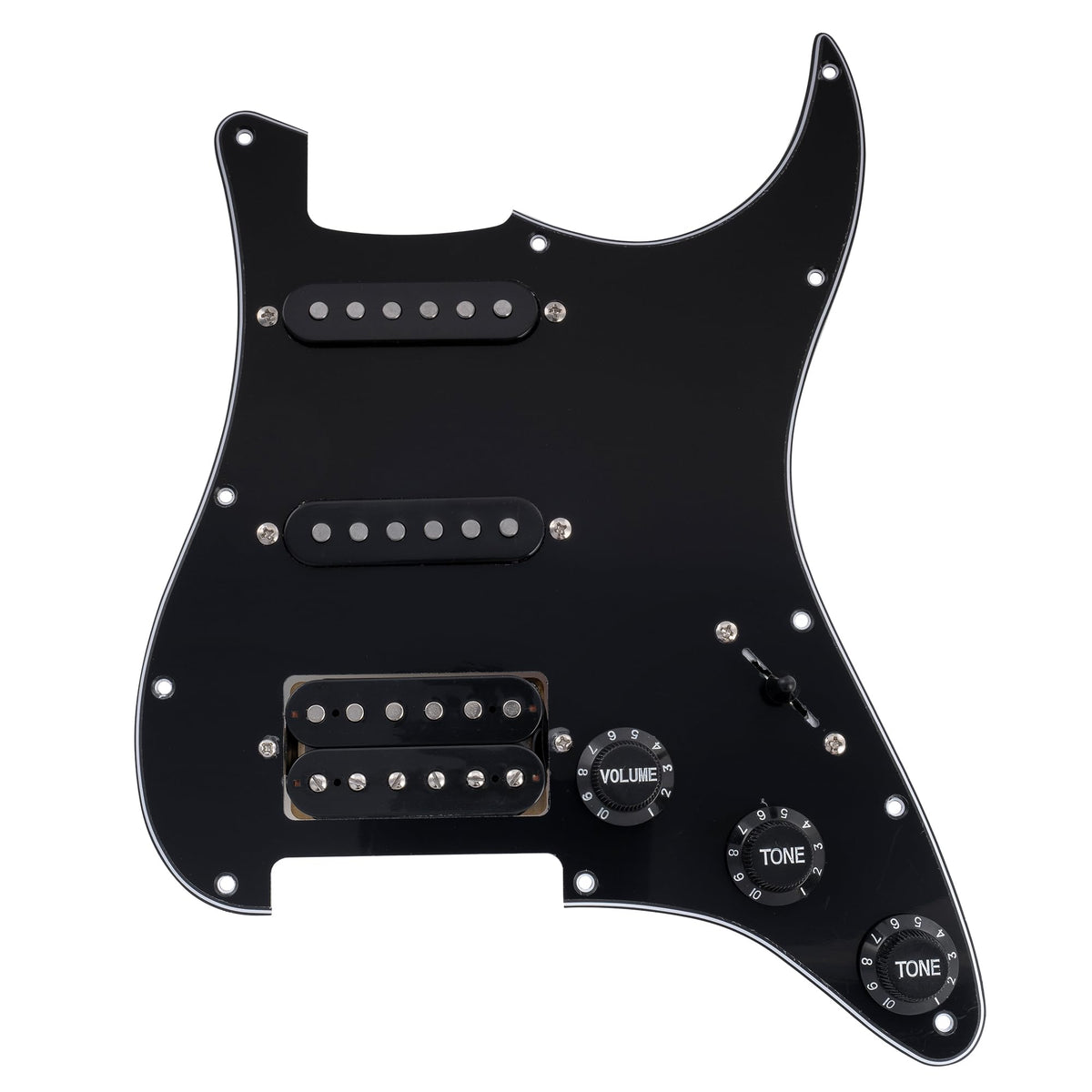 Black Pre-wired HSS Pickguard Set I468869