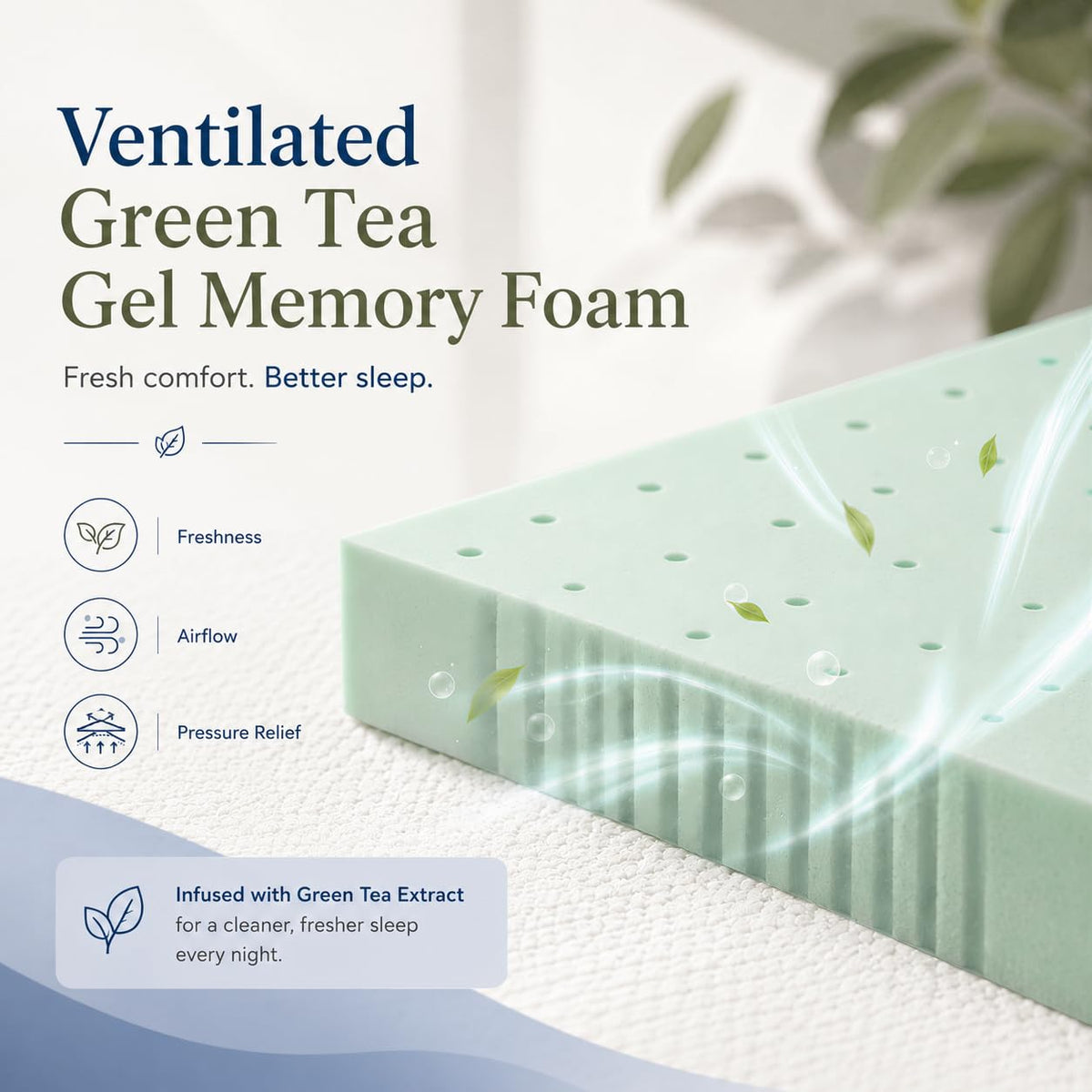 Twin 5 Inch Memory Foam Mattress V119