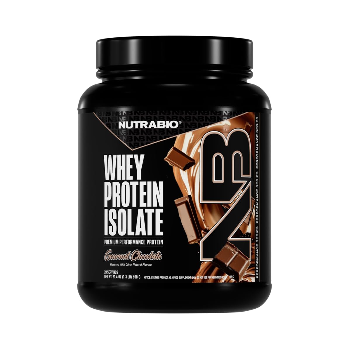 Whey Protein Isolate Powder, 25g Protein, Non-GMO, Gourmet Chocolate, 20 Servings D893