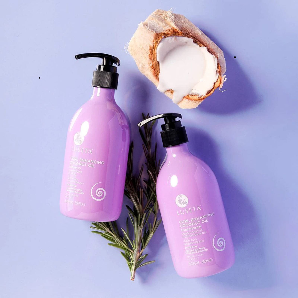 Coconut Oil Shampoo & Conditioner Set and Leave in Conditioner W872427