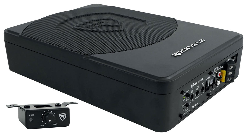 10" Slim Under-Seat Powered Car Subwoofer L81010