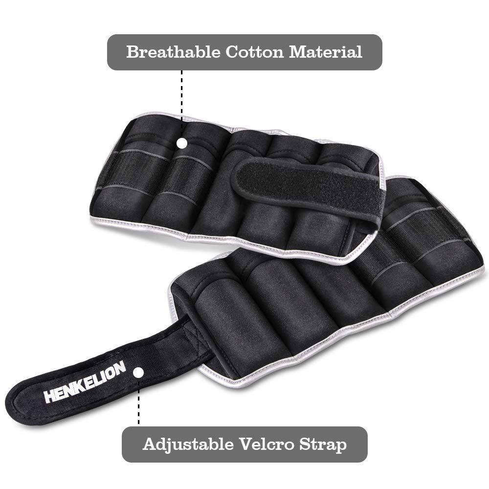 1 Pair Adjustable Ankle Weights Set D568