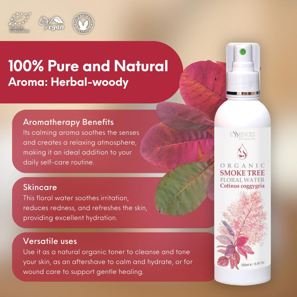 Organic Smoke Tree Floral Water 8.5 Fl Oz E726111