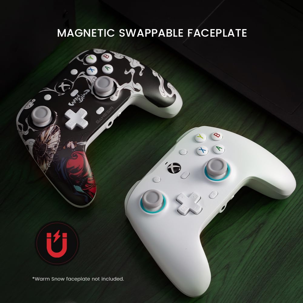 Wired Controller with Hall Effect Joysticks, 3.5mm Audio Jack (White) Z606