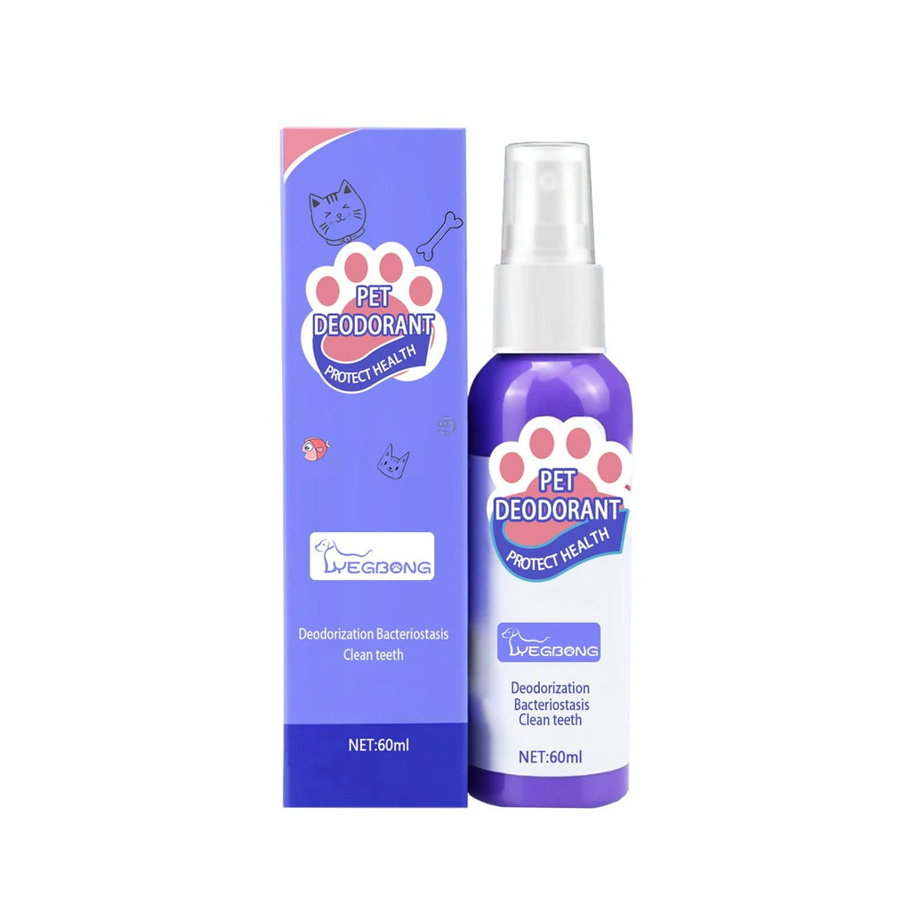Pet Breath Freshen Spray 60ml Oral Hygiene Solution for Dogs & Cats F706131