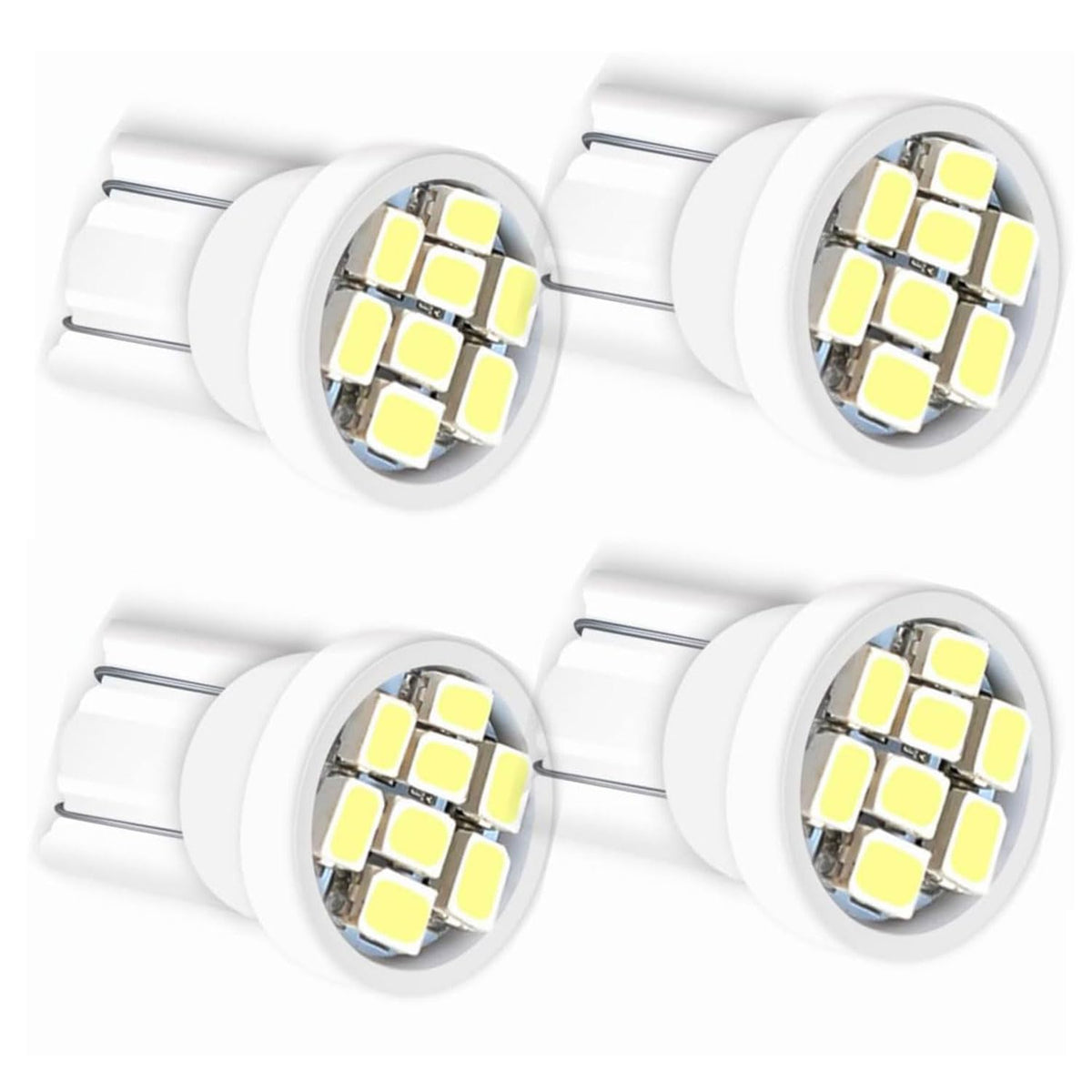 Anti-Fogging Headlights Assembly with LED Parking Light Bulbs 4 Pack B538