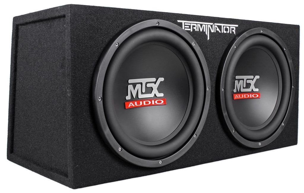 Dual 12" Subwoofers Loaded Enclosure Q9894