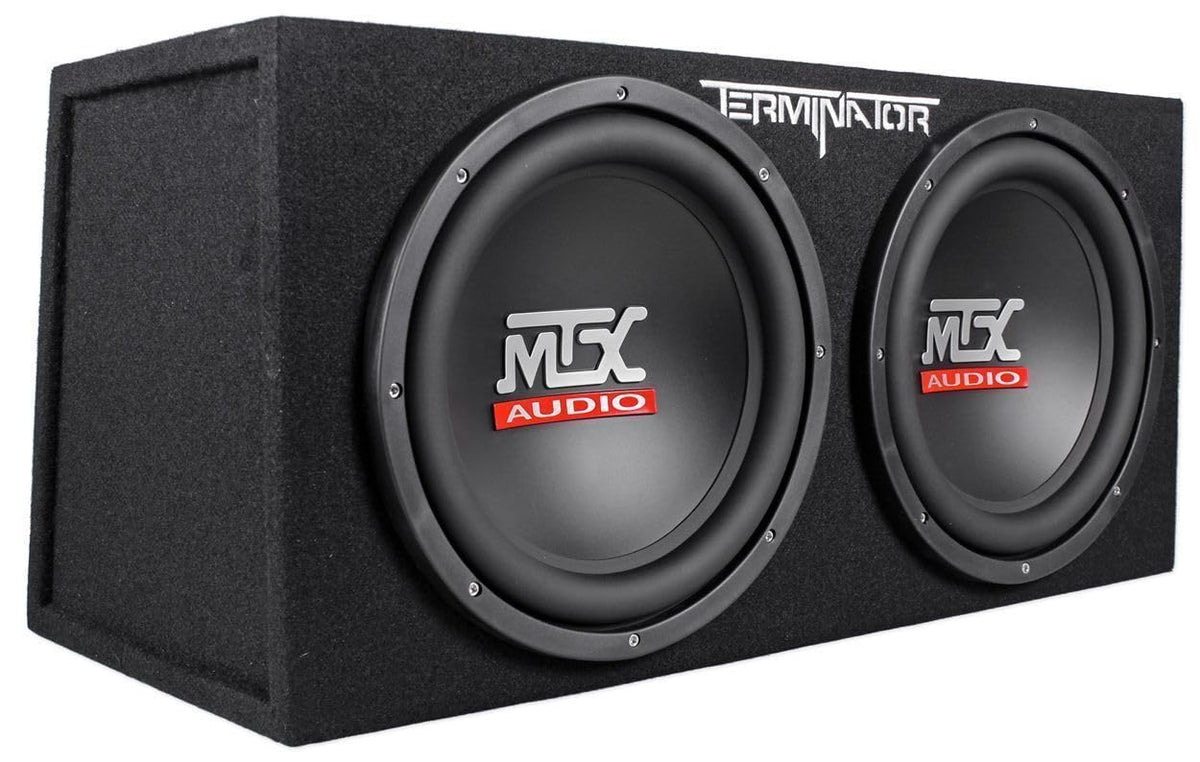 Dual 12" Subwoofers Loaded Enclosure Q9894