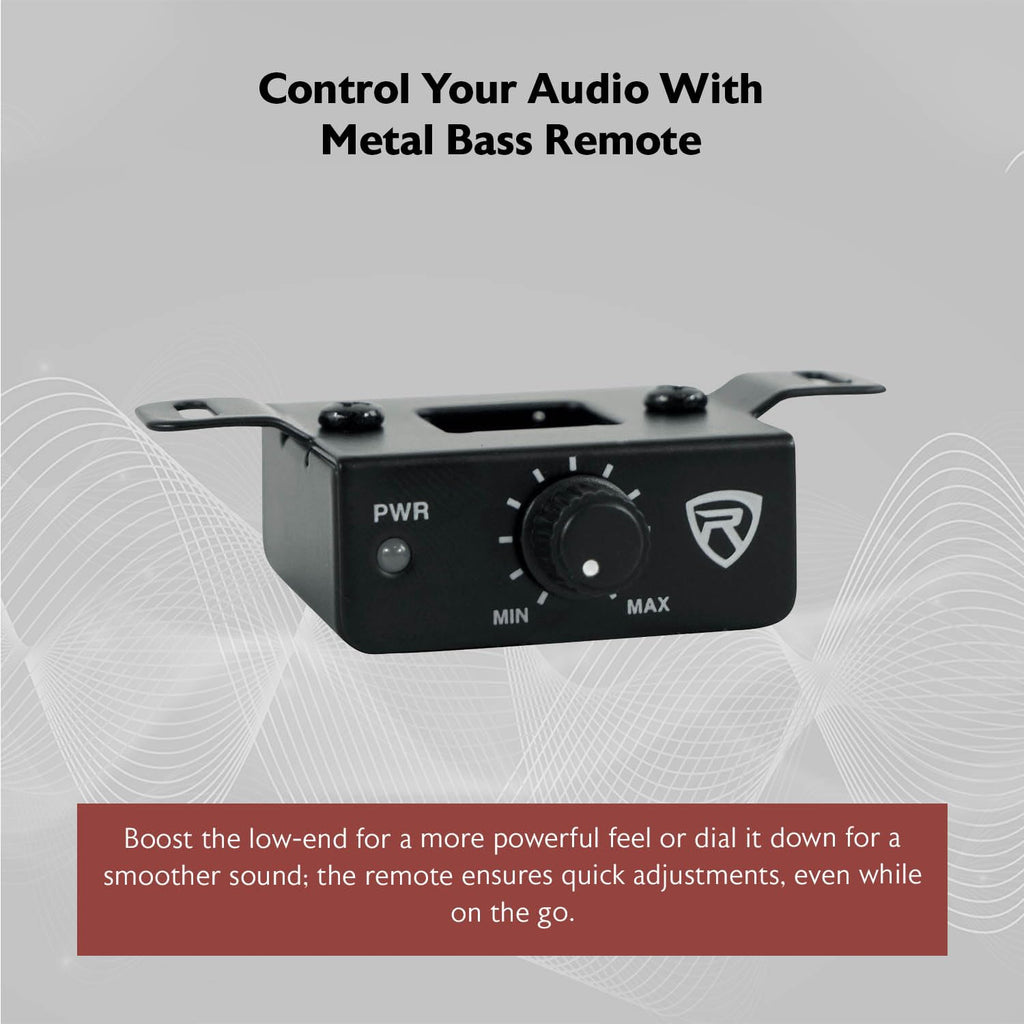 10" Slim Under-Seat Powered Car Subwoofer L81010
