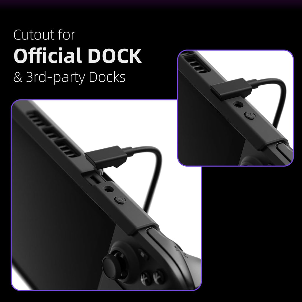 Soft Protective Case with Textured Grips and Stand Black Z500