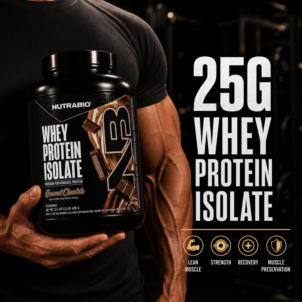 Whey Protein Isolate Powder, 25g Protein, Non-GMO, Gourmet Chocolate, 20 Servings D893