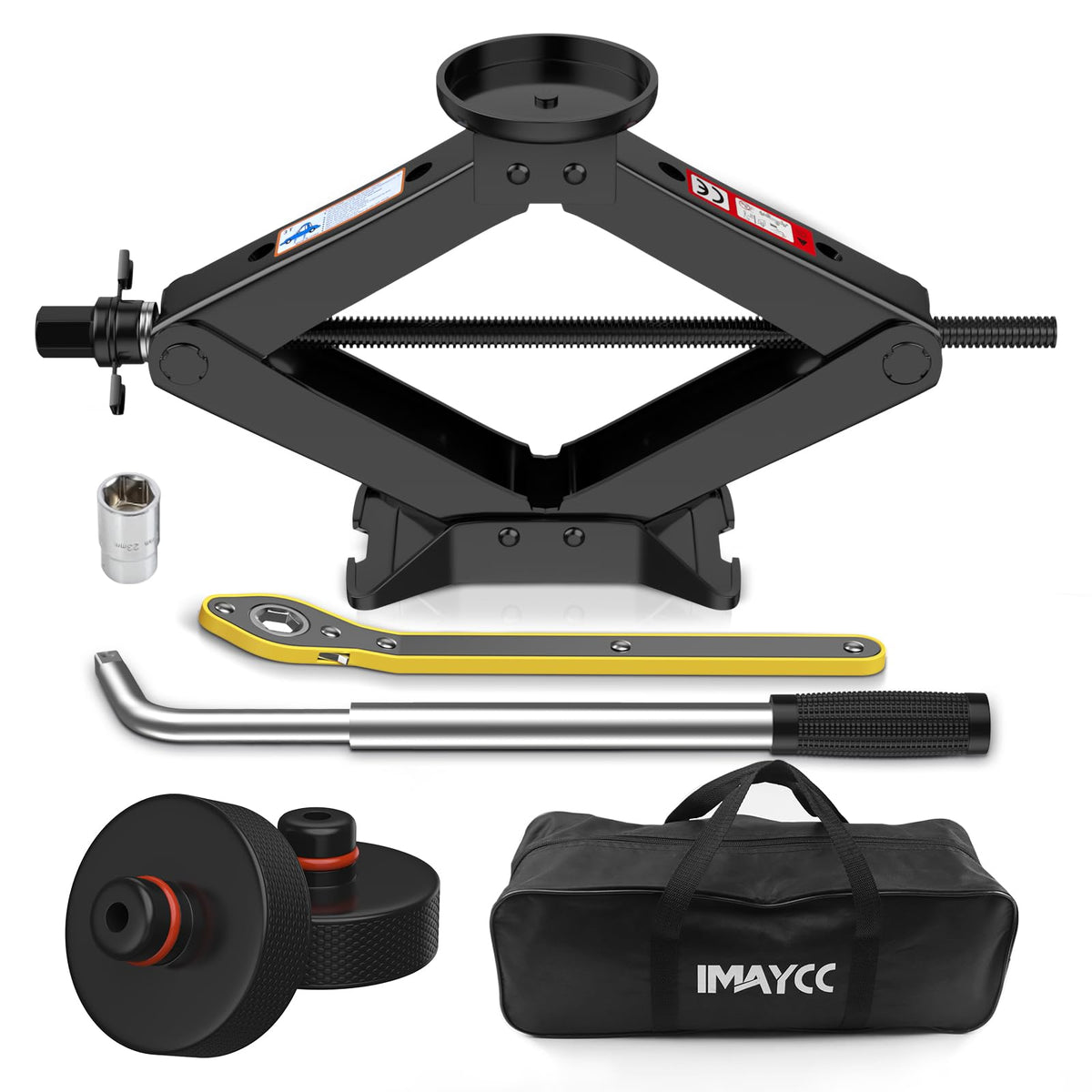 3 Ton Scissor Jack with Lug Wrench U33236