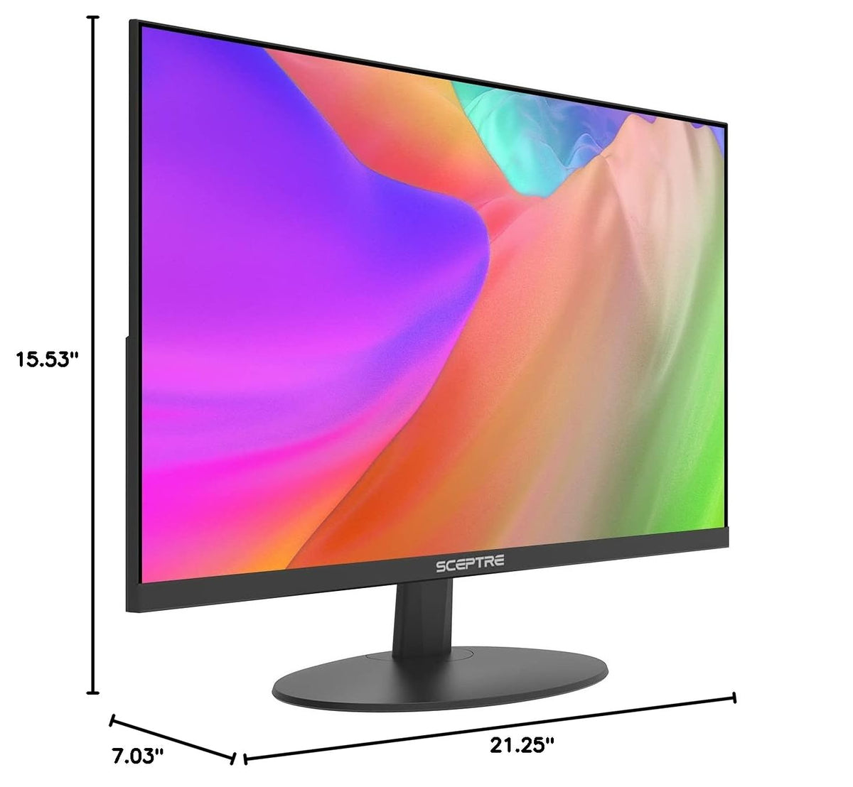 24-Inch IPS LED Computer Monitor 1080p 75Hz Black L617