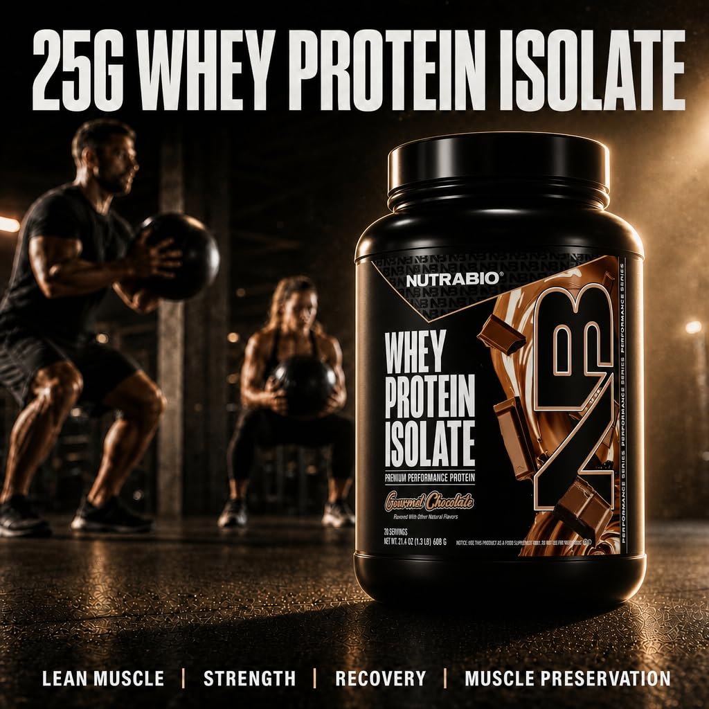 Whey Protein Isolate Powder, 25g Protein, Non-GMO, Gourmet Chocolate, 20 Servings D893