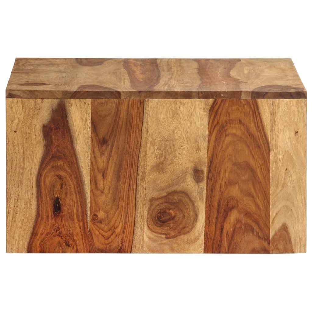 Brown Solid Sheesham Wood Nesting Coffee Table Set of 2 Z885688