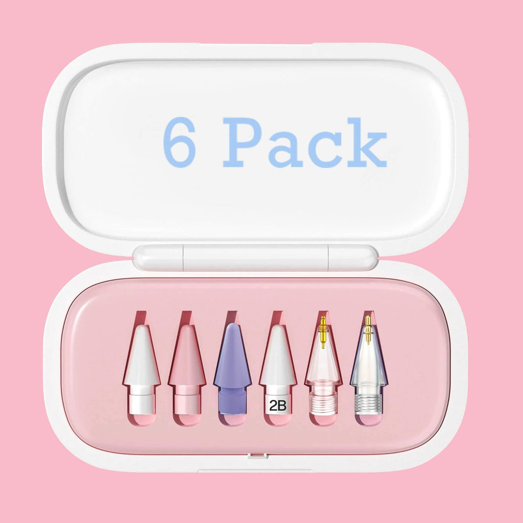 6 Pack Replacement Pencil Tips with Case K5970