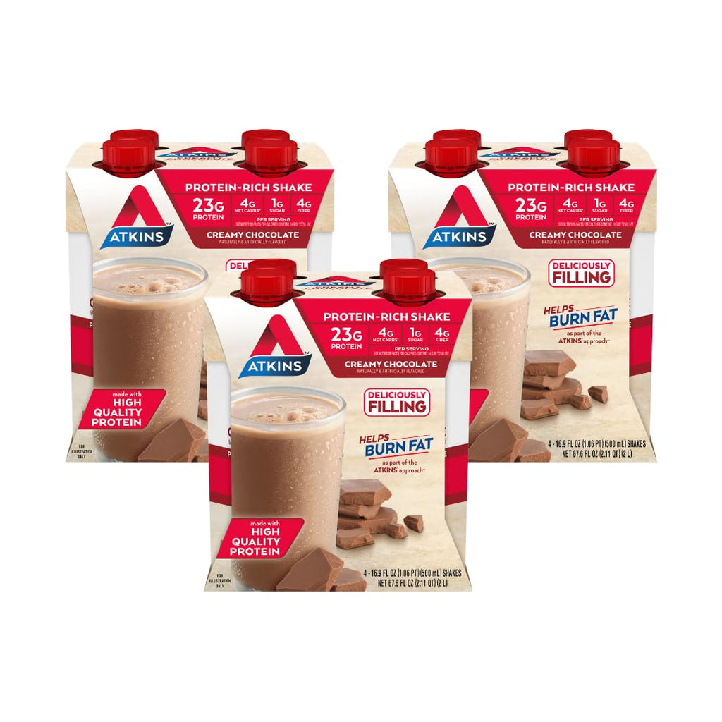 Creamy Chocolate Protein Shake, 23g Protein, 12 Count X808