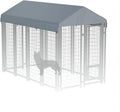 Gray Dog Kennel Cover 10' x 5' M2862