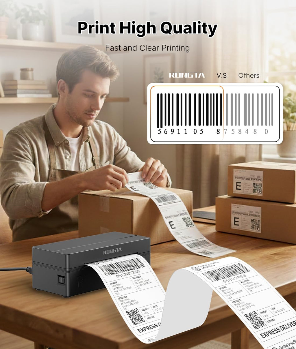 Bluetooth Thermal Shipping Label Printer 4x6 B301954