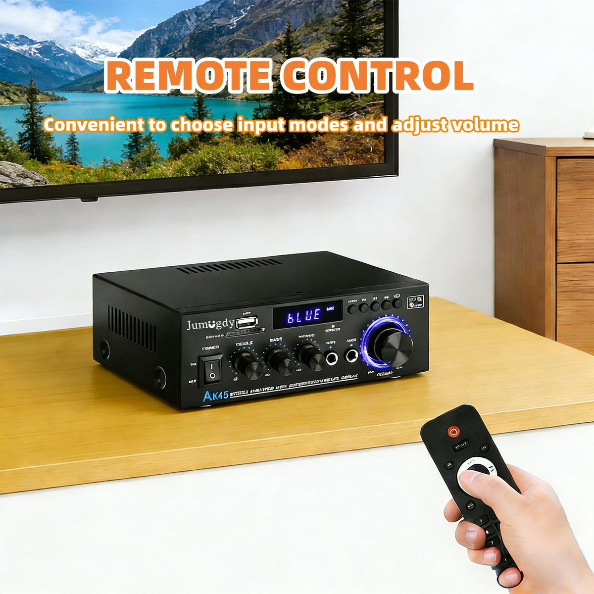 800W 2 Channel Bluetooth Power Amplifier U85631