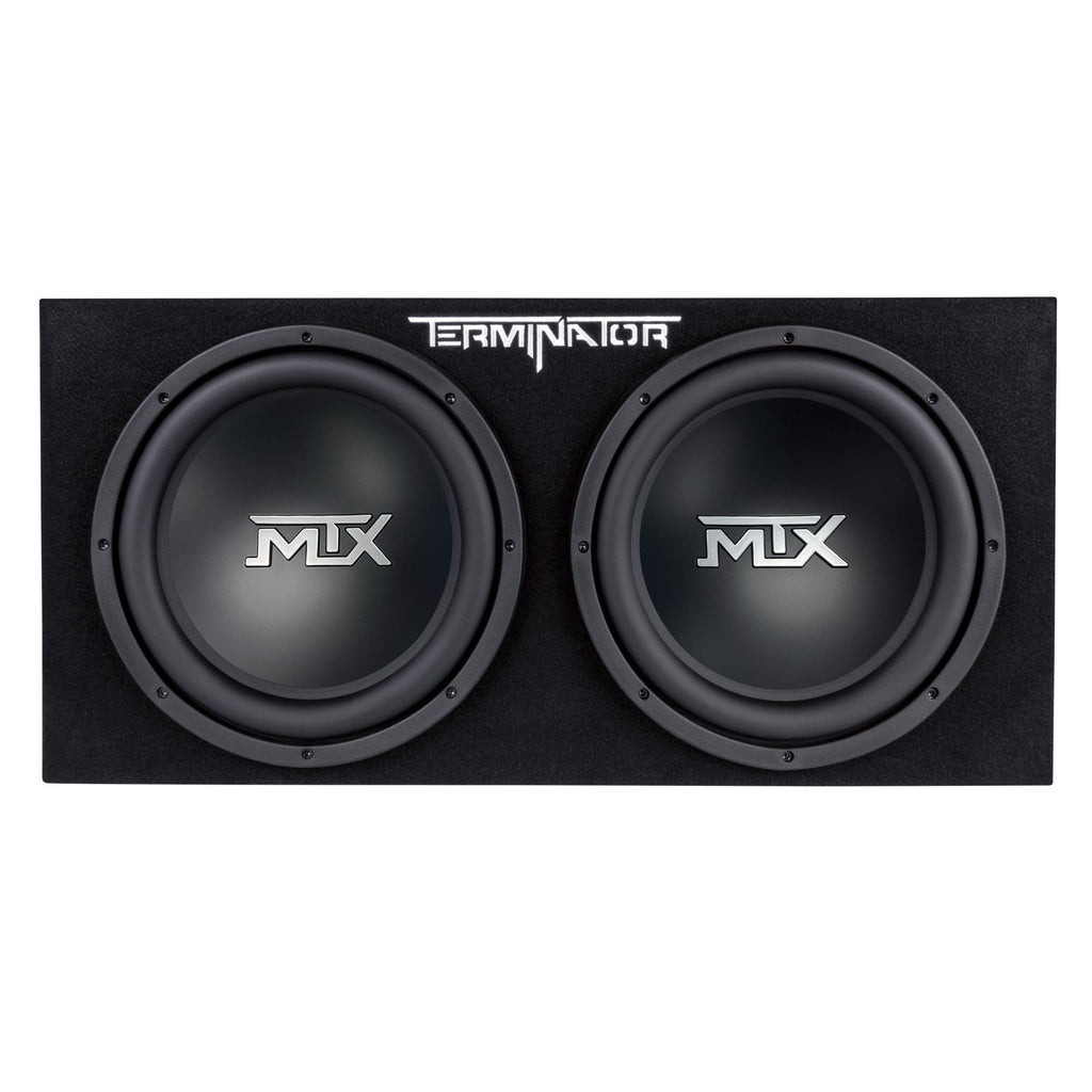 Dual 12" Subwoofers Loaded Enclosure Q9894