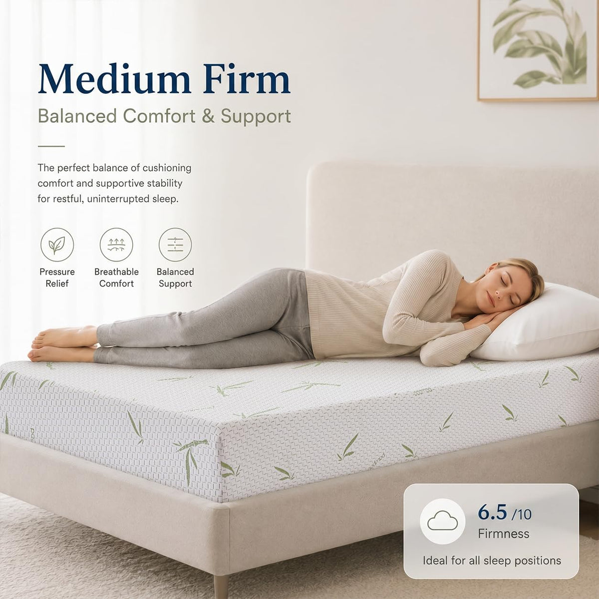 Twin 5 Inch Memory Foam Mattress V119