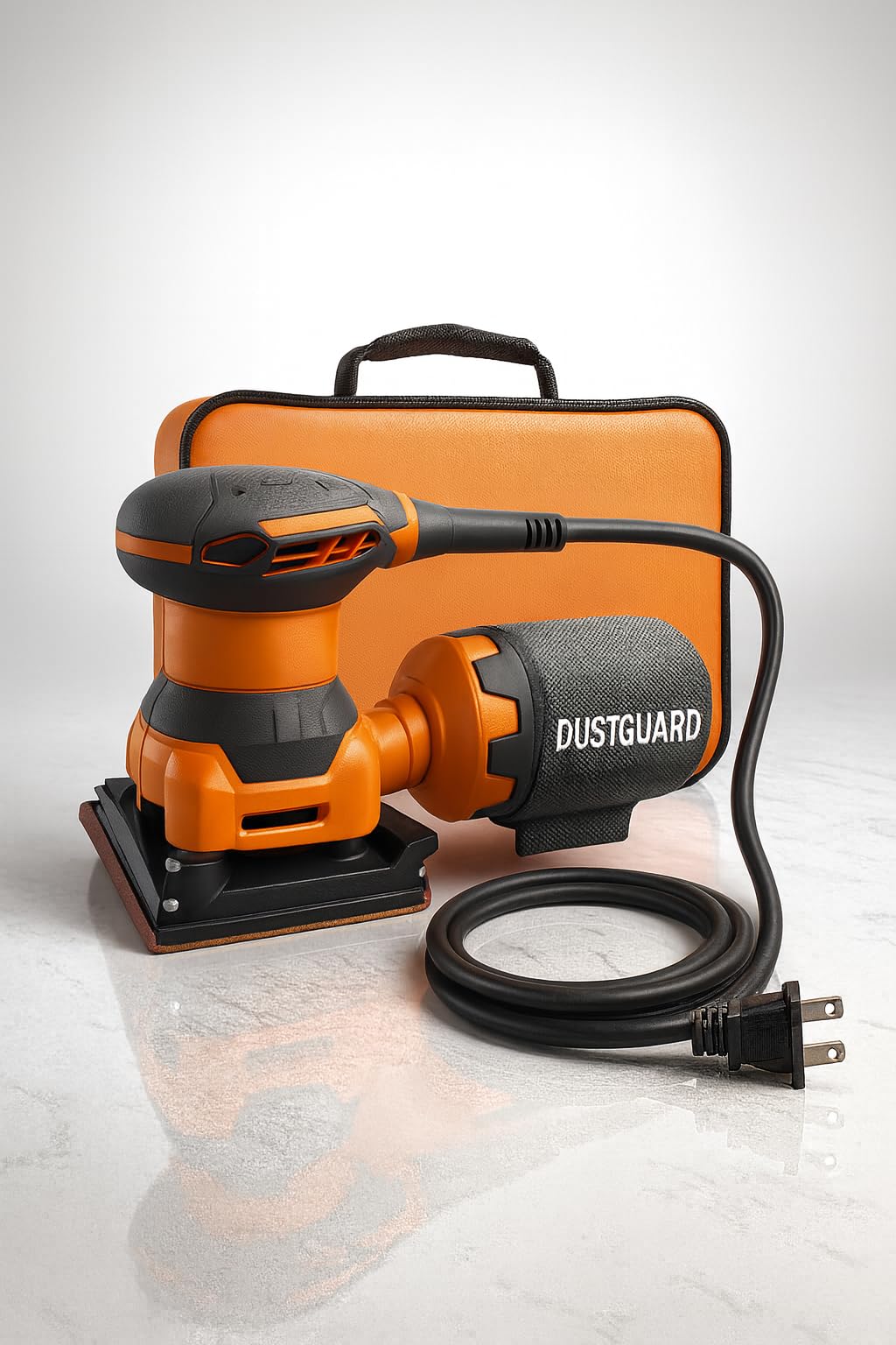 2.4 Amp Corded 1/4 Sheet Sander Kit with 3 Sanding Sheets A8323