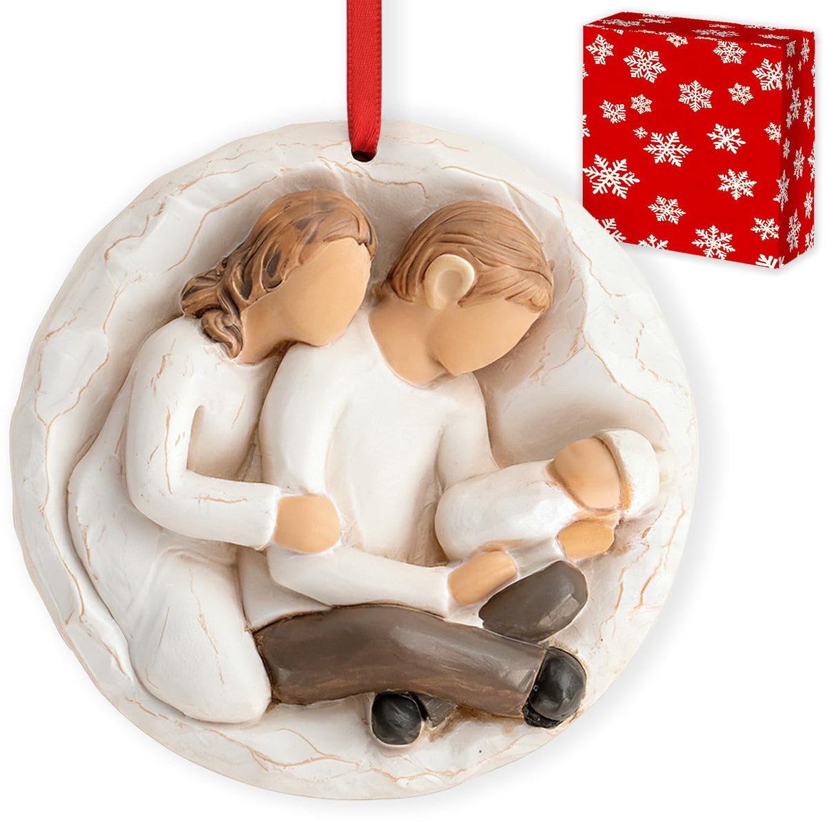 Baby First Christmas Ornament 2026 3D Resin Sculpture Z4004