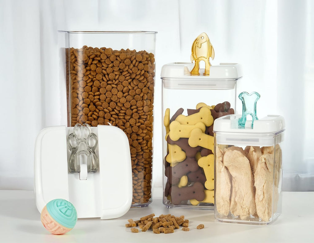 Airtight Pet Food Container with Flip Top Handles K31689