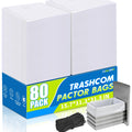 80-pack 2.6 mils White Trash Compactor Bags with Twist Ties M702768