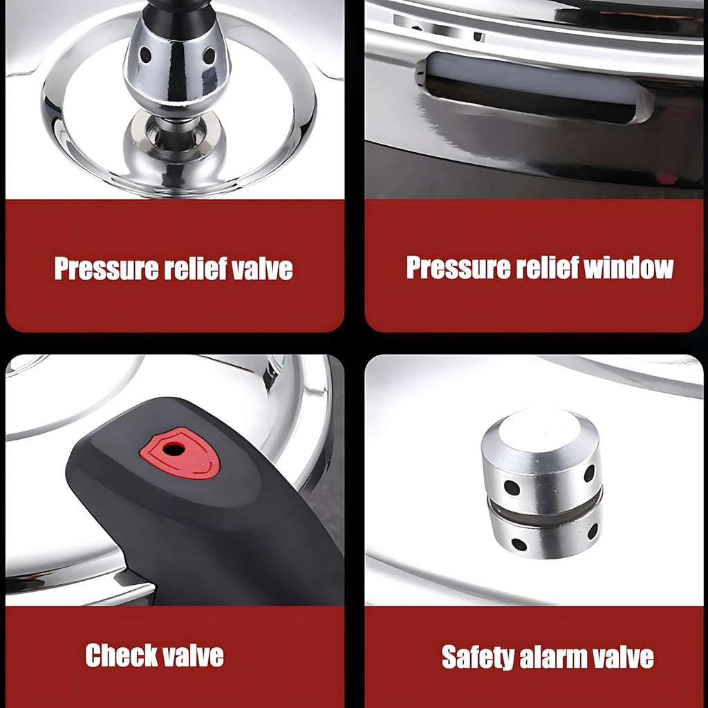 Stainless Steel 80KPA 3L Pressure Cooker T144