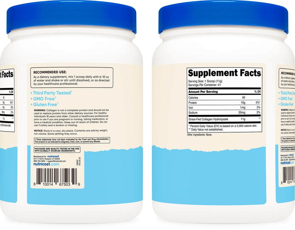 Collagen Peptides Powder 1LB Z60631