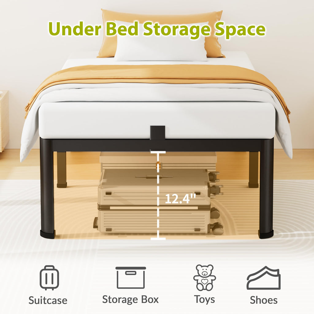 14 Inch Twin Metal Bed Frame O267