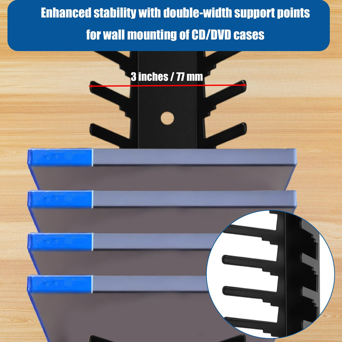 Heavy Duty Metal Video Game Storage Wall Mount E50457