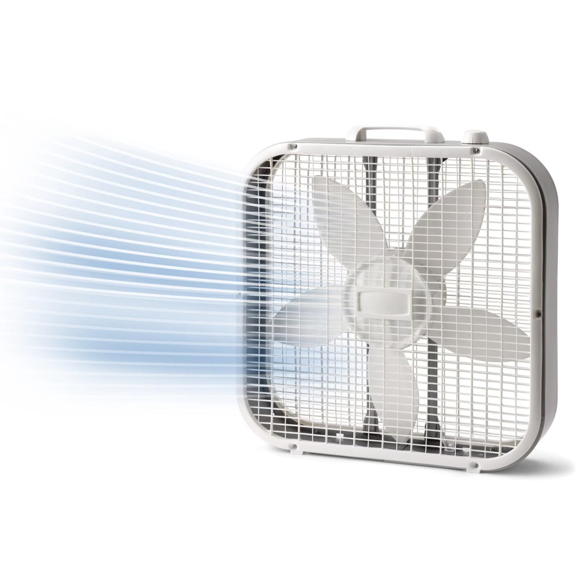 20 Inch 3-Speed Box Fan White H8815