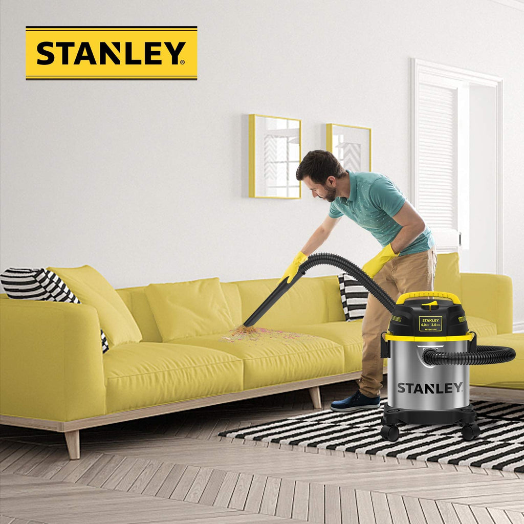3 Gallon Stainless Steel Wet Dry Shop Vacuum Q4273