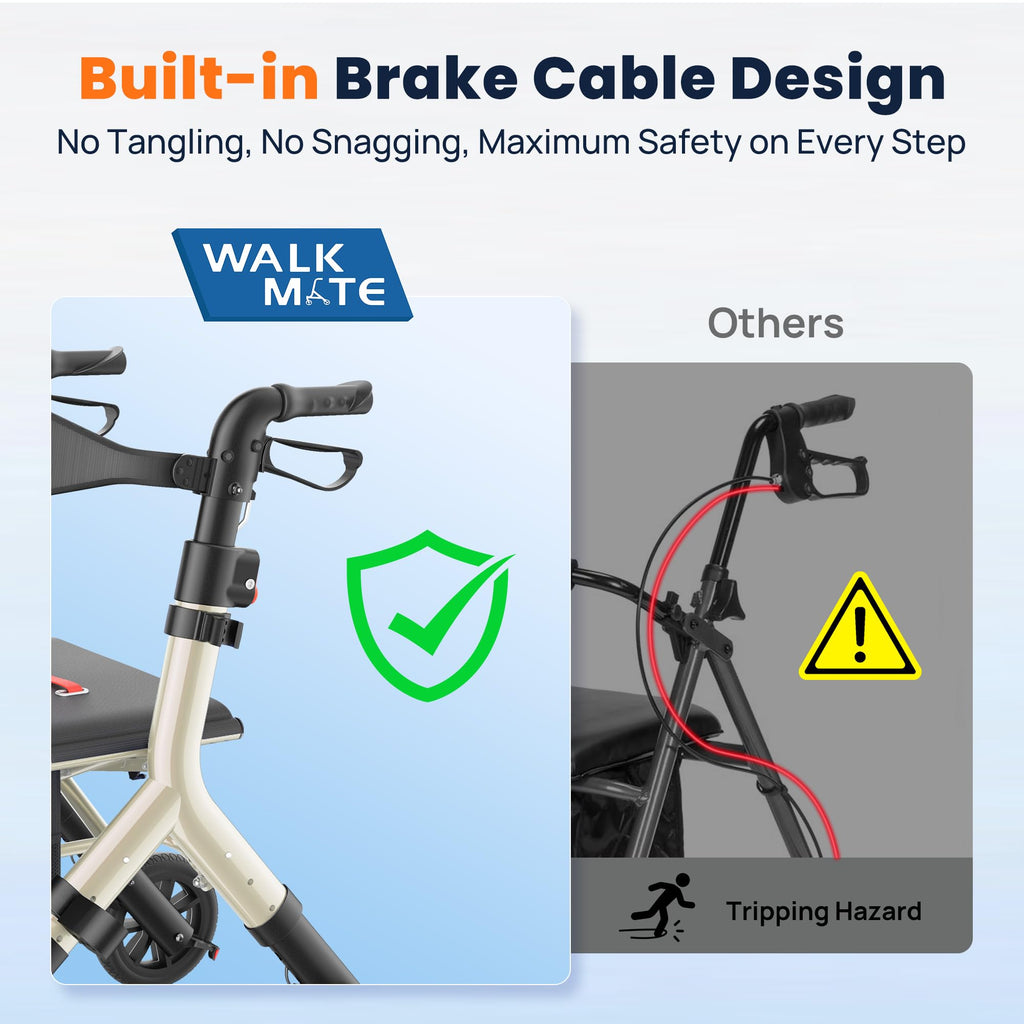 Rollator Walker with Seat V101779