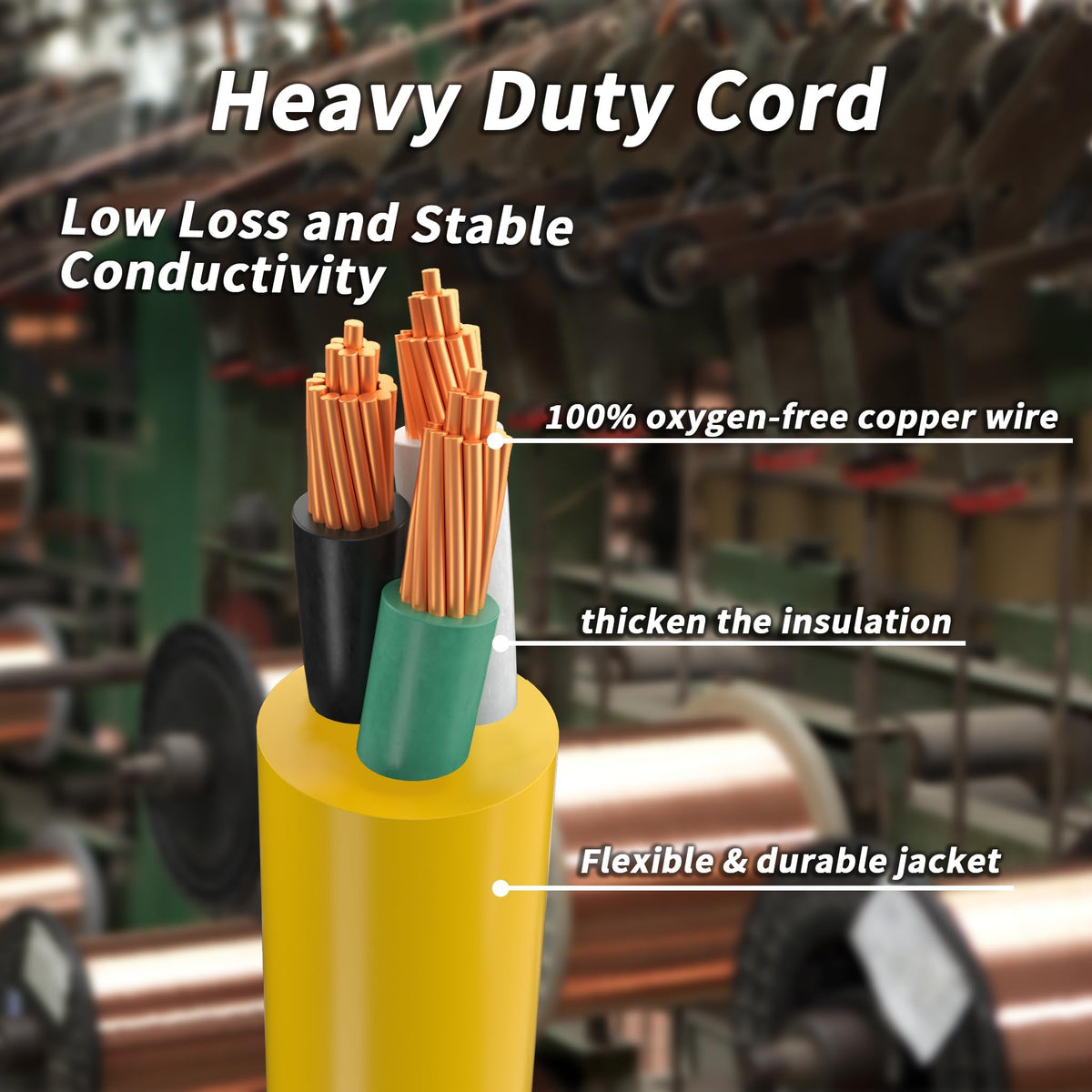 100ft 12/3 Outdoor Extension Cord Waterproof K952499